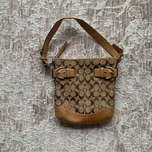 Coach Vintage Signature Slim Duffel Shoulder Bag
